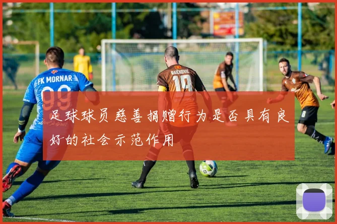 足球球员慈善捐赠行为是否具有良好的社会示范作用